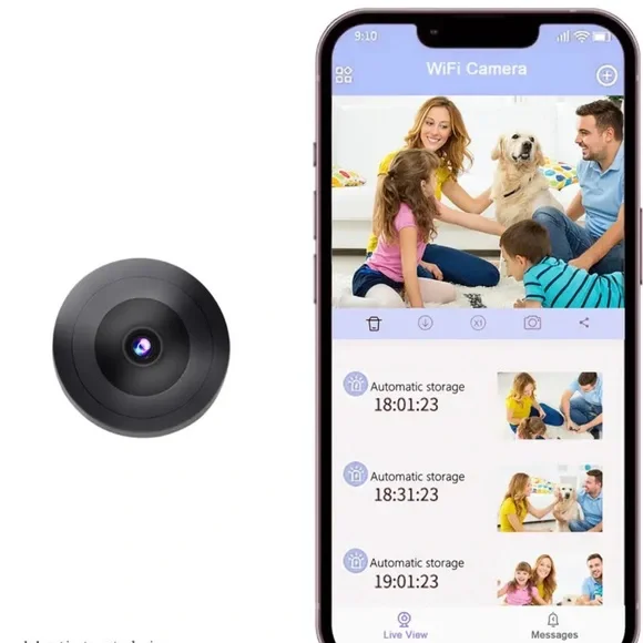 Wireless WiFi Security Camera Home Indoor Outdoor Camera - Picture 2 of 8